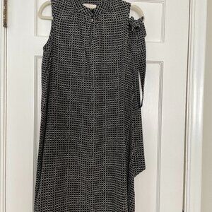 Kate Spade Black and White Dress with tie Size S